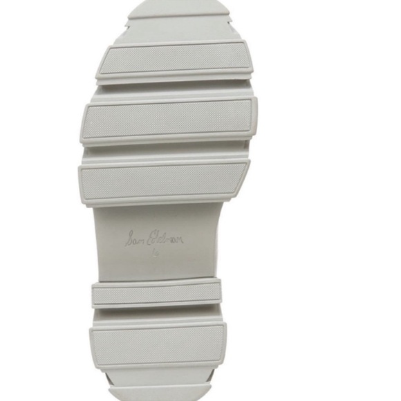 Sam Edelman Daelyn Lug Sole Chelsea Boot waterproof! Grey Leather size 8 - Picture 4 of 12